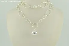Сребърен комплект топка