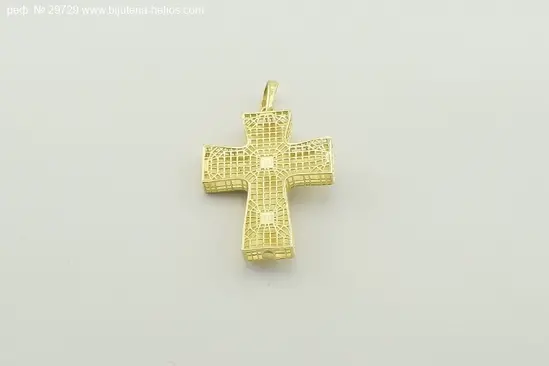 Златен кръст гръб
