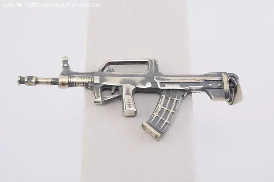 Сребърна висулка автомат