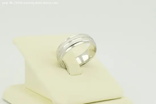 Сребърен пръстен халка