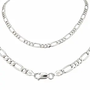 Мъжки синджир от сребро 925 с куха плетка Картие