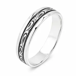 Сребърен пръстен халка 925
