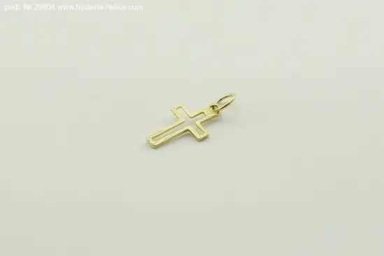 Малък златен кръст 585 