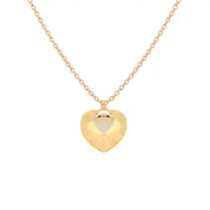 Сребърно колие с кристал Swarovski сърце 925
