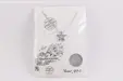 Сребърно колие звезда swarovski