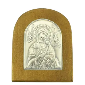 Сребърна икона Св. Богородица