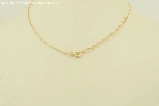 Сребърно колие сърце swarovski